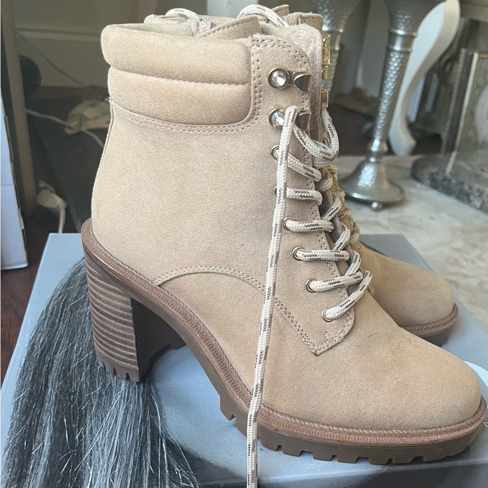 Tan boots
